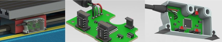 Les supports de composants remplacent les cartes de circuits imprimés souples dans les systèmes de mesure linéaire